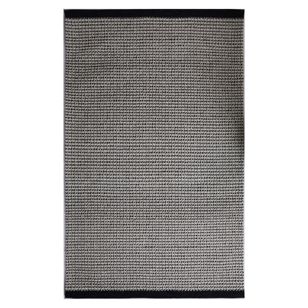 Dynamic Rugs 4620-190 Vici 3.6X5.6 Rectangle Rug in Ivory/Black